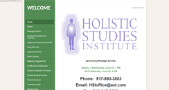 Desktop Screenshot of holisticstudies.com
