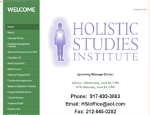 Tablet Screenshot of holisticstudies.com